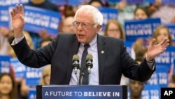 Le sénateur Bernie Sander, 19 avril 2016