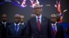 Le président du Rwanda, Paul Kagame lors du sommet régional extraordinaire de la SADC et de l'EAC à Dar es Salaam, le 8 février 2025. AFP / Ericky Boniphac