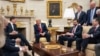 Претседателот Доналд Трамп се состана со секретарот на НАТО Марк Руте, четврток, 13 март 2025 година (Официјална фотографија на Белата куќа)