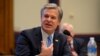 El director del FBI, Christopher Wray, en su testimonio ante el Comité de Seguridad Nacional de la Cámara de Representantes, el 17 de septiembre de 2020.