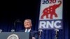 El presidente Donald Trump se presentó el lunes 24 de agosto de 2020 a la inauguración formal de la Convención Nacional Republicana en Charlotte, Carolina del Norte.