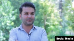An undated social media image of Bashdar Baziani, a journalist with Media21, who was arrested in Sulaimani in Iraq's Kurdistan Region.