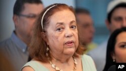 Corina Yoris, aspirante presidencial de la oposición de Venezuela. 
