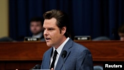 El representante republicano Matt Gaetz.