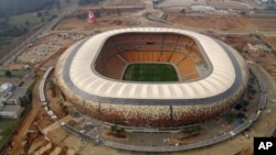 Soccer City Stadium in Johannesburg, South Africa. The biggest stadium in Africa