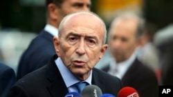Gérard Collomb, le ministre français de l'Intérieur, lors d'une conférence de presse, à Paris, le 6 juin 2017.