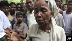 Seorang pengungsi Rohingy di kemah pengungsi di Sittwe, Rakhine, Burma (Foto: dok). Polisi Malaysia menahan 450 pencari suaka dari Burma setelah mendarat seara ilegal di Malaysia (30/12).
