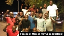 Activistas libertados em Cabinda, Dezembro de 2018 (Foto de Arquivo)