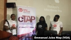 Lancement de la campagne "Covid-19 Transparency and Accountability in Africa" à Yaoundé, le 22 février 2021.