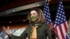 Speaker of the House Nancy Pelosi speaks during her weekly press conference at the U.S. Capitol in Washington, Feb. 18, 2021.