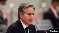 El secretario de Estado de EEUU, Antony Blinken, durante la cumbre ministerial de la APEC en Bangkok, Tailandia, el 17 de noviembre de 2022.
