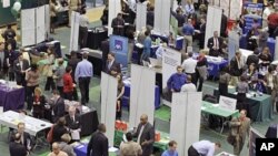 Une foire pour chômeurs dans l'Ohio (mars 2011)
