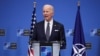 Presiden AS Joe Biden berbicara dalam konferensi pers di tengah pertemuan anggita NATO di Brussels, Belgia, pada 24 Maret 2022. (Foto: Reuters/Evelyn Hockstein)