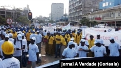 Trabalhadores em Moçambique no dia 1º de Maio