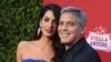 Clooneys donan $500.000 para marcha de estudiantes contra armas