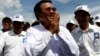 The president of the opposition Cambodia National Rescue Party, Kem Sokha, arrives at a campaign rally in Phnom Penh, Cambodia, June 2, 2017.
