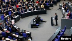 Parlemen Jerman mengakui pembunuhan warga Armenia pada era Perang Dunia I sebagai genosida, di Berlin hari Kamis (1/6).