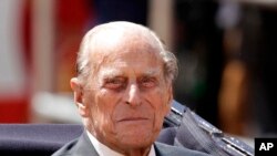 Prince Philip em Londres, 12 Julho, 2017.