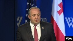 პრეზიდენტი მარგველაშვილი ვილსონის ცენტრში