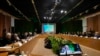 Cancilleres de los países del Mercosur reunidos en Río de Janeiro, Brasil, el 6 de diciembre de 2023 antes de una cumbre del bloque económico.