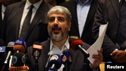Sem compromisso. Lider do Hamas . Khaled Meshaal