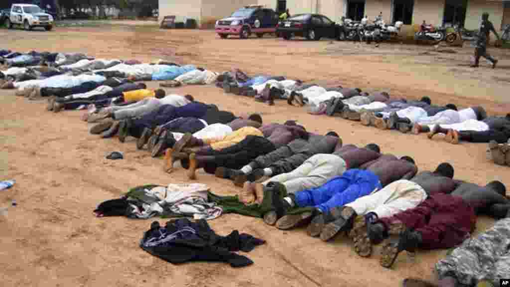 Des membres de Boko Haram ont été arrêtés à Bauchi, juillet 2009.