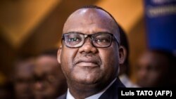 Corneille Nangaa Yobeluo mokambi ya kala CENI Misala mya maponami na Ekolo Congo démocratique, Kinshasa, 20 sanza ya zomi na mibale 2018.