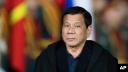 Le président des Philippines Rodrigo Duterte. 22 mai 2017.