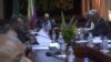 Le président comorien Azali Assoumani est apparu jeudi 19 septembre en Conseil des ministres le front recouvert d'un épais pansement. (capture d'écran images AFP)