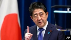 Perdana Menteri Jepang Shinzo Abe (foto: dok). 