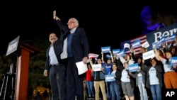 Berni Sanders na mitingu u Las Vegasu, 21. februara 2020.