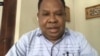 Ketua Sinode Gereja Kristen Injili (GKI) Tanah Papua, pendeta Andrikus Mofu, saat memberikan keterangan secara virtual terkait sikap pimpinan gereja di Papua usai insiden penembakan terhadap pendeta Yeremia Zanambani di Intan Jaya, Papua. (foto: dok)