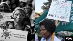 Protesto violência contra a mulher