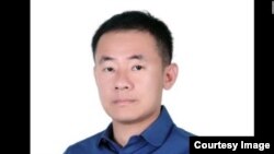 이란에 억류된 중국계 미국인 왕시웨 씨.