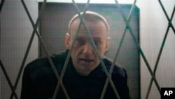 Алексей Навальный в заключении (архивное фото)