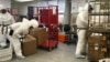 FILE - Employees sort through mail at the Pentagon’s mail screening facility, Oct. 2, 2018. (C. Babb/VOA)