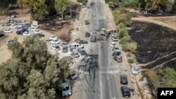 Posljedice napada Hamasa na muzički festival u Izraelu, u kojem je poginulo 260 osoba (Foto: SOUTH FIRST RESPONDERS / AFP) 
