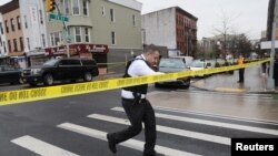 Shooting at a subway station in New York City