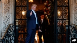 Donald Trump, Mar-a-Lago, Floride, le 28 décembre 2016. (AP Photo/Evan Vucci) 