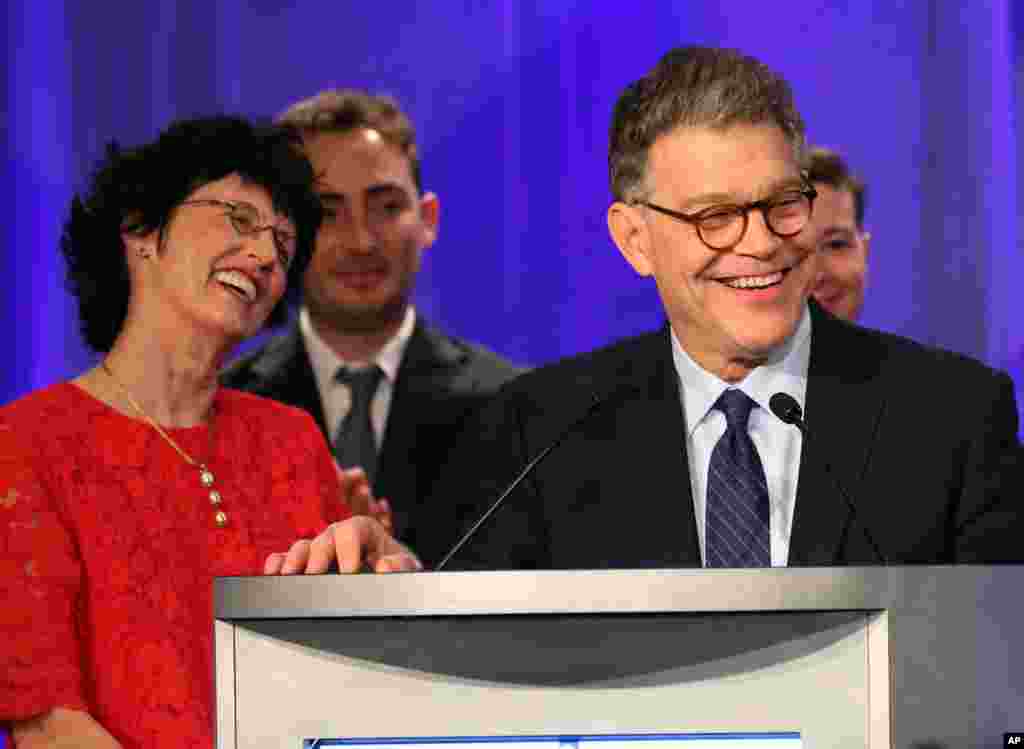 Minneapolis shtatidan demokrat senator Al Franken resbpulikachi Mayk Makfadenni mag'lub etdi.