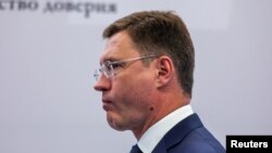 ARCHIVO - El viceprimer ministro ruso, Alexander Novak, durante el Foro Internacional de Economía de San Petesburgo, en Rusia, en junio de 2022.