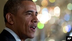 Barack Obama a tenu à saluer la bravoure des Américains (AP Photo/Carolyn Kaster)
