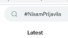 Hešteg #NisamPrijavila na Tviteru