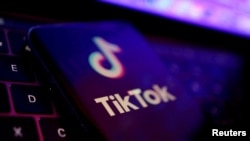 Logo aplikasi TikTok dalam sebuah ilustrasi. (Foto: REUTERS/Dado Ruvic)