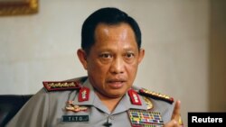 Kapolri Jenderal Tito Karnavian di Mabes Polri, Jakarta, 17 Oktober 2016. (Foto: dok).