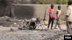 Wani yanki da mayakan Boko Haram su ka daidaita a jihar Borno.