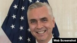 Scott Hamilton, nuevo encargado de negocios interino de EE.UU. en Cuba.