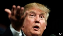 Kandidat Capres AS dari partai Republik, Donald Trump (16/7).