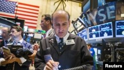 Wall Street, New York, 1er septembre 2015. 