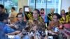 Presiden Jokowi berbicara kepada wartawan usai membuka rapat kerja nasional kementerian Agraria dan Tata Ruang BPN di hotel Sahid Jaya, Jakarta, Rabu, 10 Januari 2018. (Foto: Biro Pers Istana)